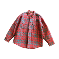 80's~90's St John's Bay Quilted Flannel Check Shirt セントジョンズベイ 中綿 チェック ネルシャツ XL | Vintage.City 빈티지숍, 빈티지 코디 정보
