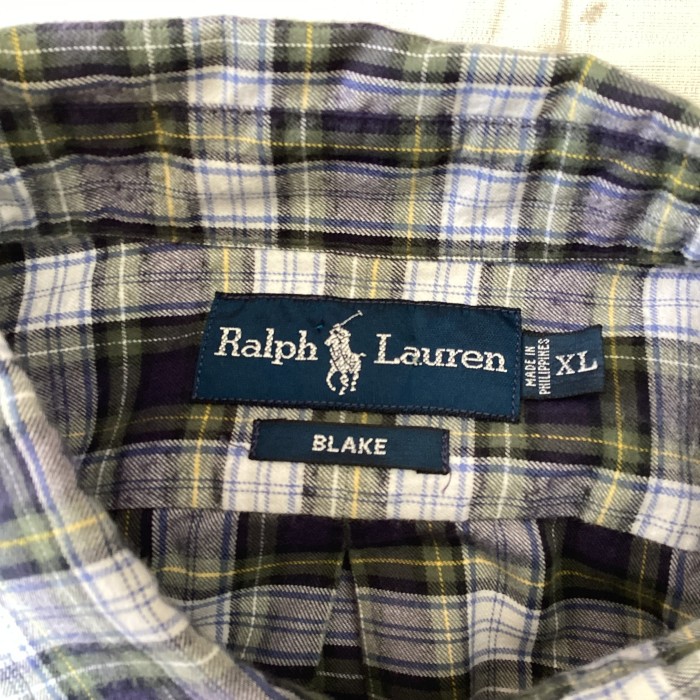 90’s polo Ralph Lauren/ポロラルフローレン BLAKE チェックシャツ ロングスリーブシャツ 古着 fc-1691 | Vintage.City 빈티지숍, 빈티지 코디 정보
