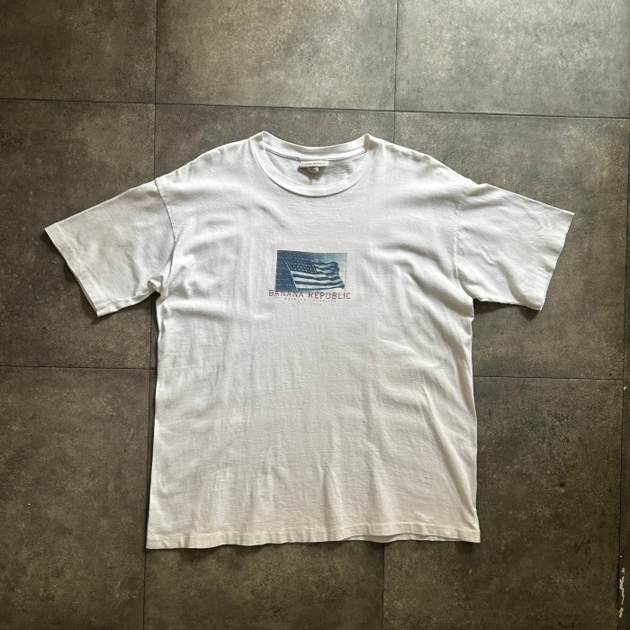 90s バナナリパブリック tシャツ USA製 ホワイト L | Vintage.City 빈티지숍, 빈티지 코디 정보