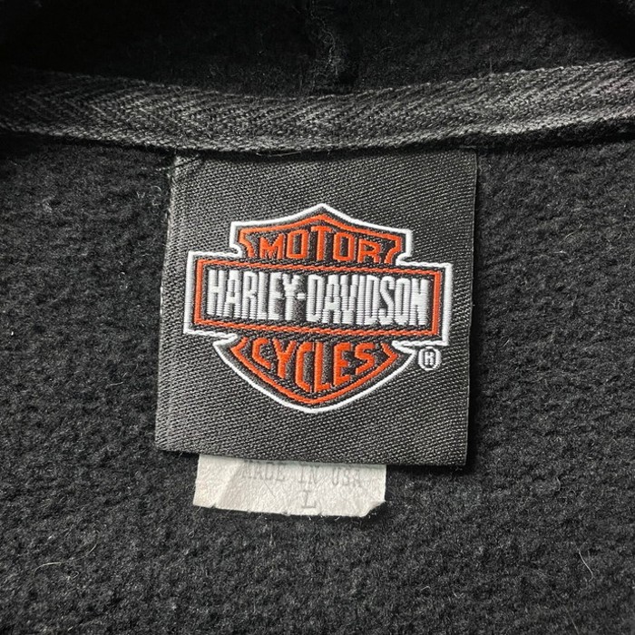 00年代 USA製 Harley-Davidson ハーレーダビッドソン プリントスウェットパーカー レディースM相当 メンズ | Vintage.City 빈티지숍, 빈티지 코디 정보