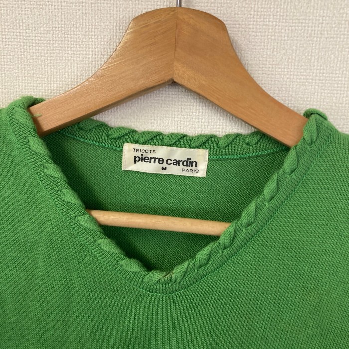 90’s Pierre Cardin 半袖デザインスプリングセーター M | Vintage.City 古着屋、古着コーデ情報を発信