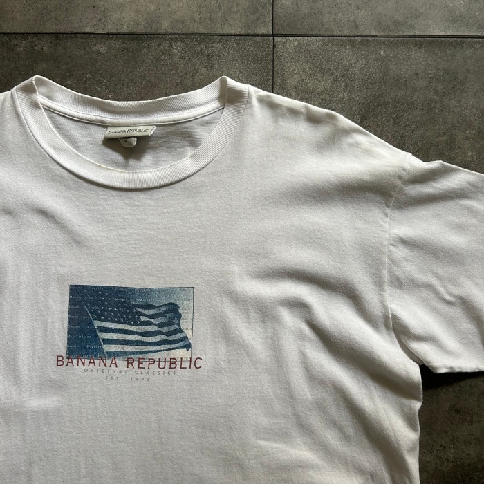 90s バナナリパブリック tシャツ USA製 ホワイト L | Vintage.City 빈티지숍, 빈티지 코디 정보