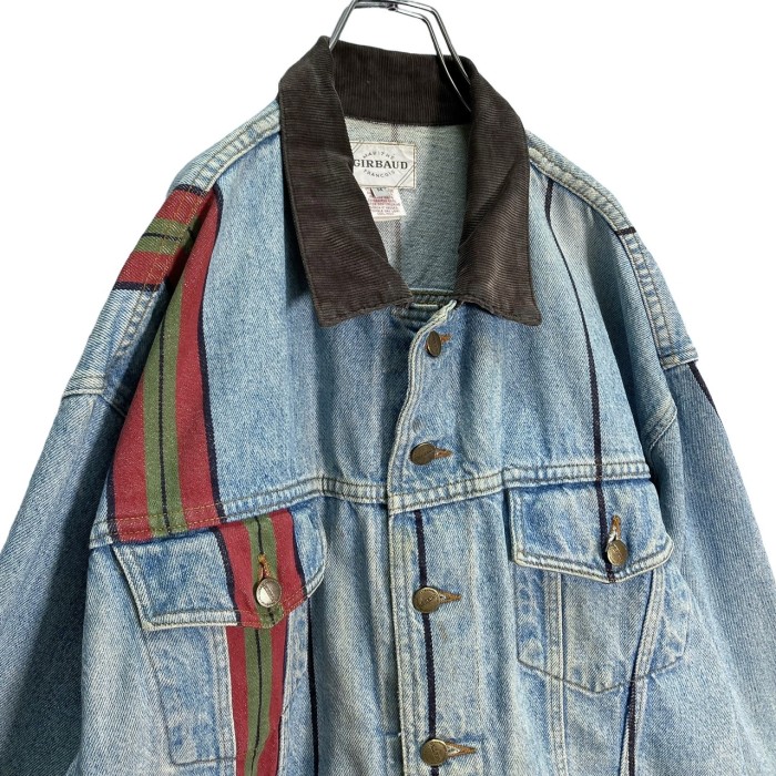 90s MARITHE FRANCOIS GIRBAUD switching denim jacket | Vintage.City 古着屋、古着コーデ情報を発信