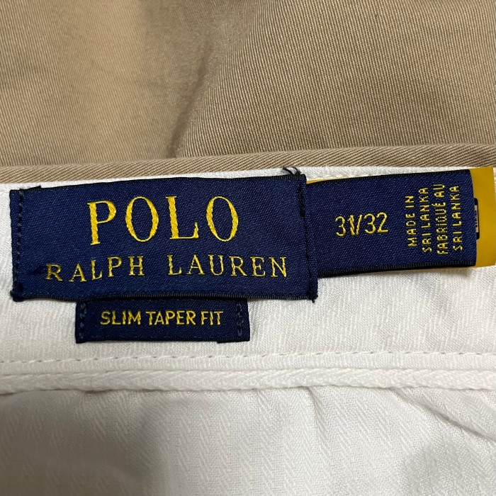 Polo Ralph Lauren/ワークチノ/チノパン/トラウザーズチノ/ポロラルフローレン/ベージュ/コットン/Work Chino Pants Trousers/ワークパンツ/チノパン | Vintage.City 古着屋、古着コーデ情報を発信