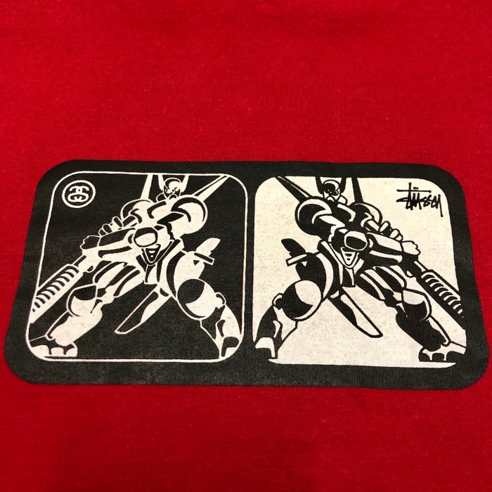 00s OLD STUSSY/Robot print Tee/Designed in USA/紺タグ/M/ロボットプリントTシャツ/レッド/ステューシー/オールドステューシー/古着/ヴィンテージ/アーカイブ | Vintage.City Vintage Shops, Vintage Fashion Trends