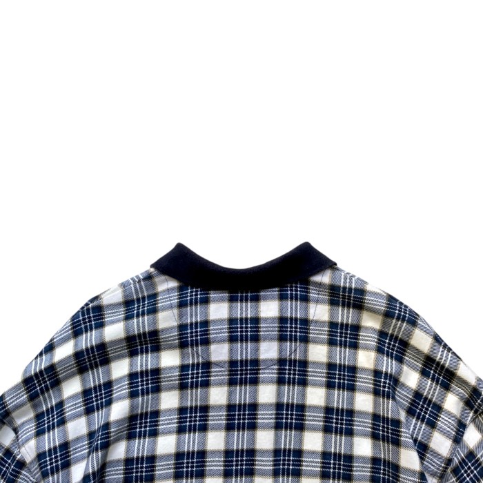 90’s “STRUCTURE” L/S Check Polo Shirt | Vintage.City 古着屋、古着コーデ情報を発信