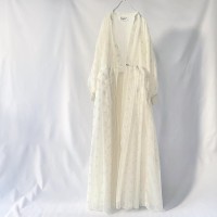 vintage MAXAN white paisley see-through maxi gown ヴィンテージ 白シースルーペイズリー柄マキシ丈ガウン | Vintage.City Vintage Shops, Vintage Fashion Trends