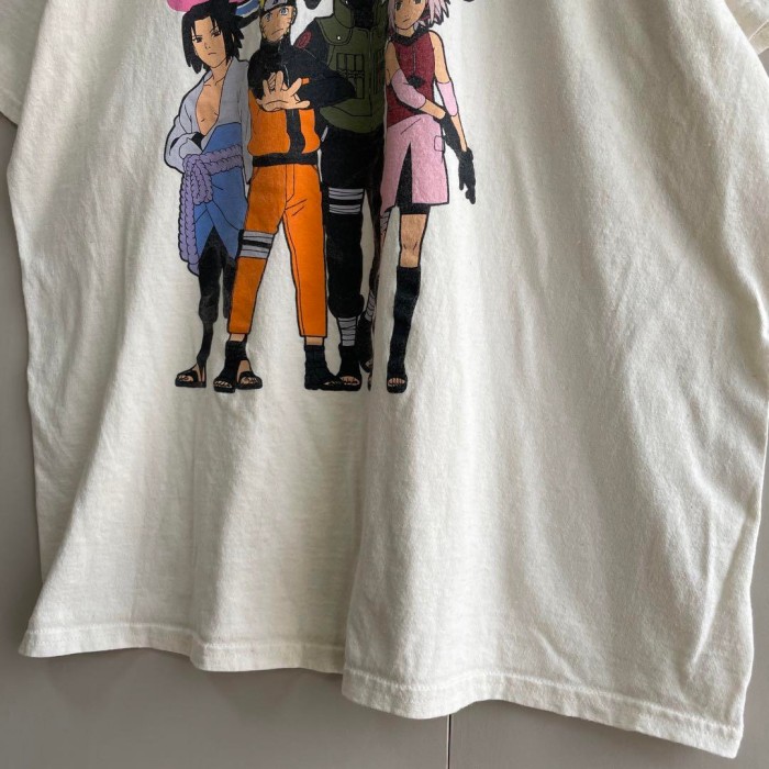 Naruto anime T-shirt size XL 配送C ナルト疾風伝　アニメTシャツ　サスケ　サクラ　カカシ | Vintage.City 古着屋、古着コーデ情報を発信
