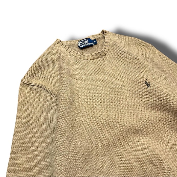 【Ralph Lauren】クルーネックコットンニットセーター | Vintage.City 古着屋、古着コーデ情報を発信