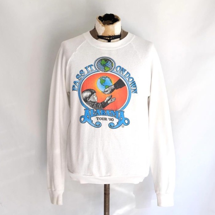 ALABAMA 90s Teejays ボディ 1990TOUR コットンポリスウェットシャツ　MADE IN USA | Vintage.City Vintage Shops, Vintage Fashion Trends