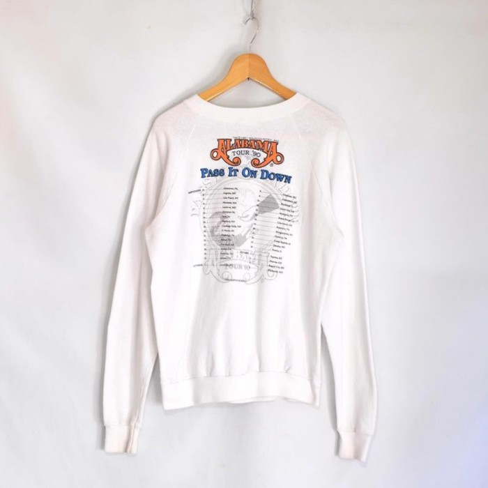 ALABAMA 90s Teejays ボディ 1990TOUR コットンポリスウェットシャツ　MADE IN USA | Vintage.City 古着屋、古着コーデ情報を発信