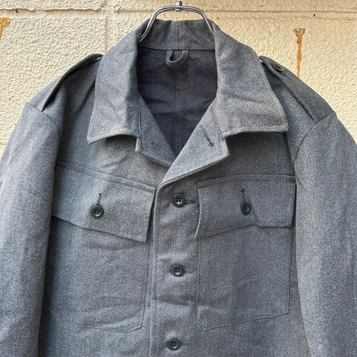 70〜80's Swiss Military Late Model Denim Work Jacket【DEADSTOCK】 | Vintage.City 빈티지숍, 빈티지 코디 정보