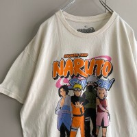 Naruto anime T-shirt size XL 配送C ナルト疾風伝　アニメTシャツ　サスケ　サクラ　カカシ | Vintage.City 빈티지숍, 빈티지 코디 정보