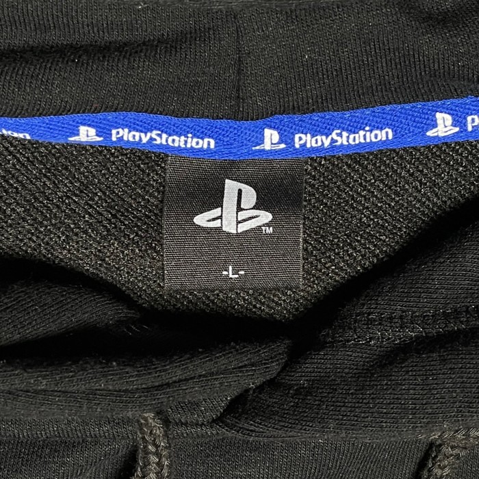 PlayStation ロゴプリントプルオーバーパーカー ブラック Lサイズ | Vintage.City 古着屋、古着コーデ情報を発信