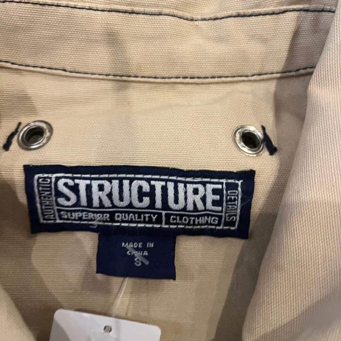 STRUCTURE cotton zip up jacket | Vintage.City Vintage Shops, Vintage Fashion Trends