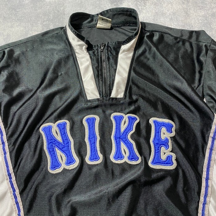 90's　NIKE　ナイキ　ワッペンロゴ　ハーフジップ　Tシャツ　ゲームシャツ | Vintage.City 古着屋、古着コーデ情報を発信