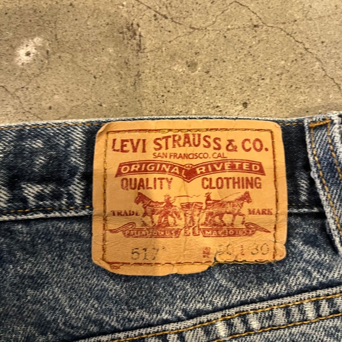 Levi's 517 boots cut denim pants | Vintage.City 빈티지숍, 빈티지 코디 정보