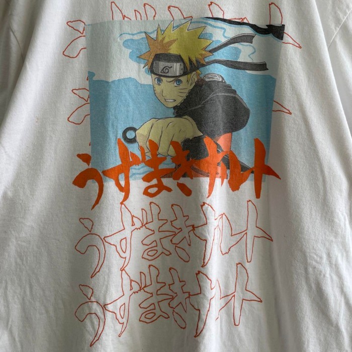 Naruto anime T-shirt size XL 配送C うずまきナルト　ビッグロゴ　アニメTシャツ | Vintage.City Vintage Shops, Vintage Fashion Trends