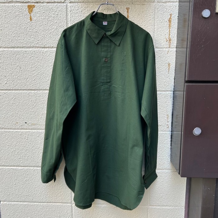 Swedish Military M-55 Pullover Shirt【DEADSTOCK】 | Vintage.City 古着屋、古着コーデ情報を発信