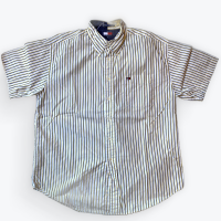 TOMMY HILFIGER BD border shirt | Vintage.City 古着屋、古着コーデ情報を発信