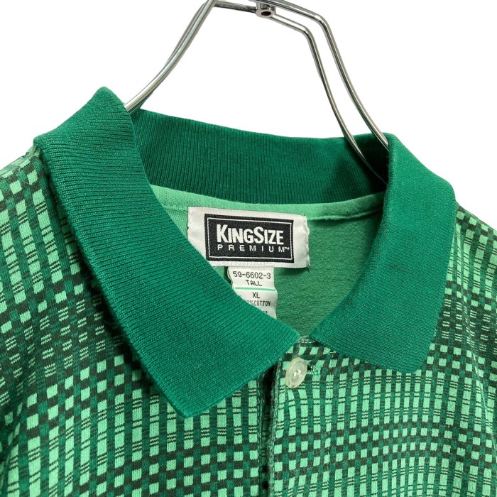 90s KINGSIZE PREMIUM L/S cotton polo shirt | Vintage.City Vintage Shops, Vintage Fashion Trends
