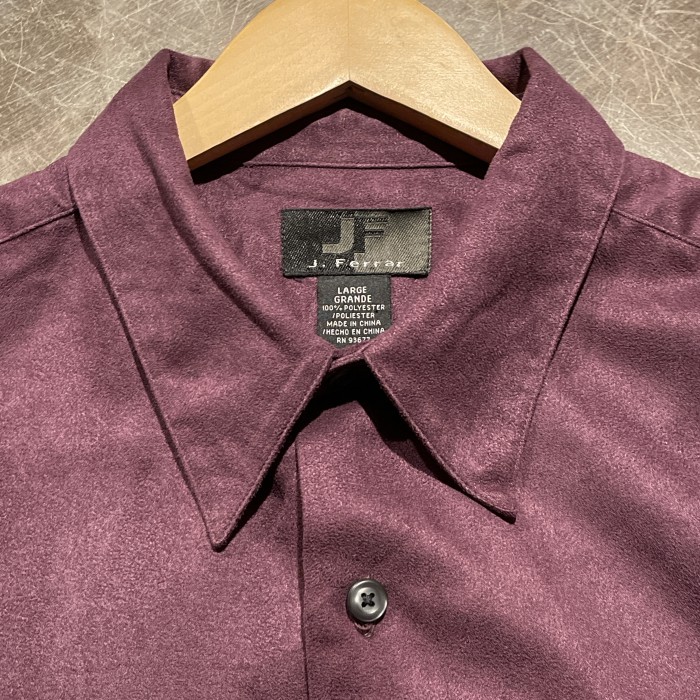 J.Ferrar フェイクスエードシャツ　C800 フェイクスウェードシャツ　長袖シャツ　ジェイフェラー | Vintage.City 빈티지숍, 빈티지 코디 정보
