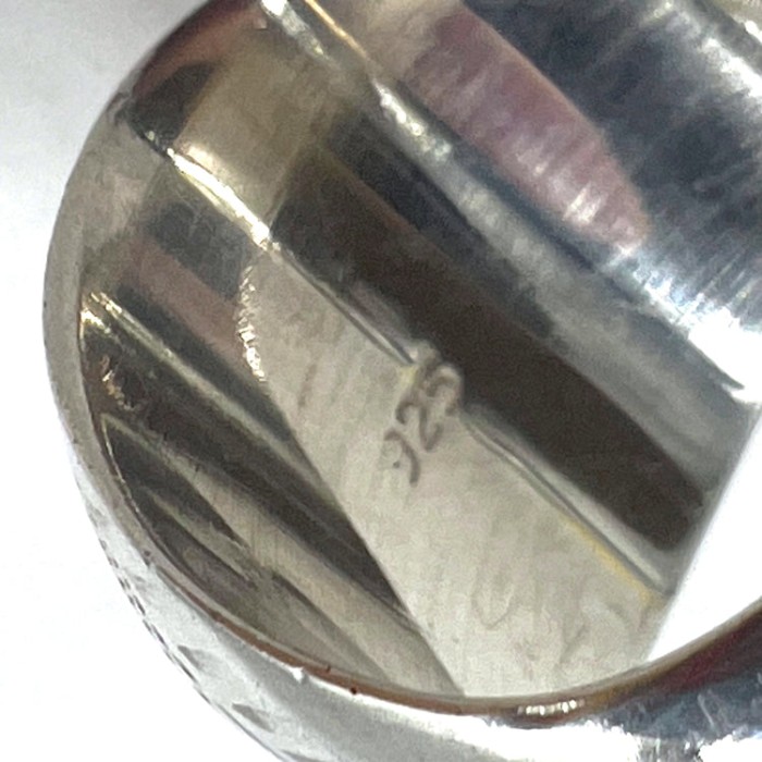 Vintage Silver Ring シルバーリング 指輪 9号 925 ドーム スタンプワーク | Vintage.City 古着屋、古着コーデ情報を発信