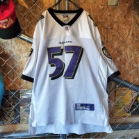 Baltimore Ravens NFL レイブンズ　刺繍デザイン　90s ゲームシャツ　ジャージ　アメフト　フットボール　ビッグサイズ　ユニセックス　ストリート　ヒップホップ　古着 | Vintage.City 古着屋、古着コーデ情報を発信
