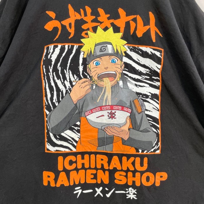 Naruto anime T-shirt size 3XL 配送C ナルト疾風伝　アニメTシャツ　ラーメン一楽　オーバーサイズ | Vintage.City Vintage Shops, Vintage Fashion Trends
