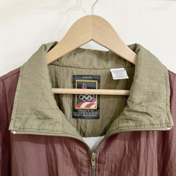 used nylon Olympic jacket | Vintage.City 빈티지숍, 빈티지 코디 정보