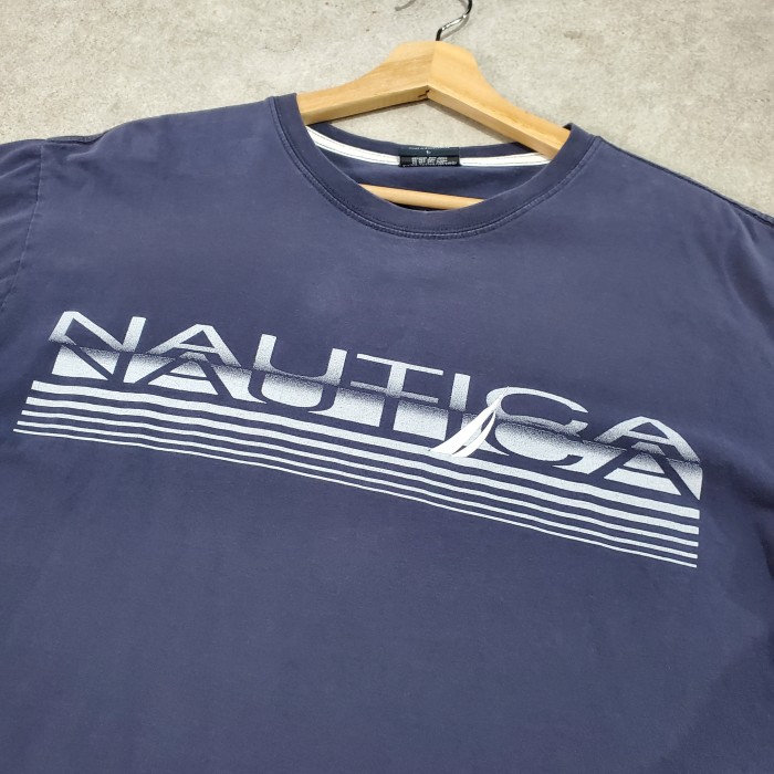 nautica ノーティカ 半袖ロゴプリントティーシャツt ストリート古着 紺色 | Vintage.City 古着屋、古着コーデ情報を発信