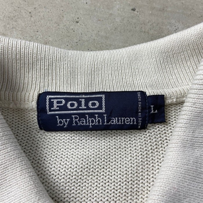 Polo by Ralph Lauren ポロバイラルフローレン コットンニットポロシャツ コットンニットセーター メンズL レディース | Vintage.City 古着屋、古着コーデ情報を発信
