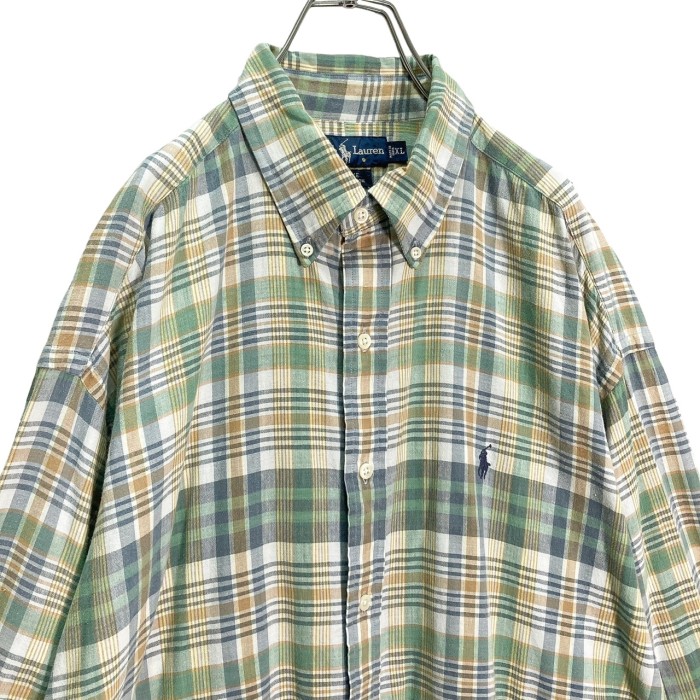 90s Ralph Lauren ''BLAKE'' L/S BD cotton check shirt | Vintage.City 빈티지숍, 빈티지 코디 정보