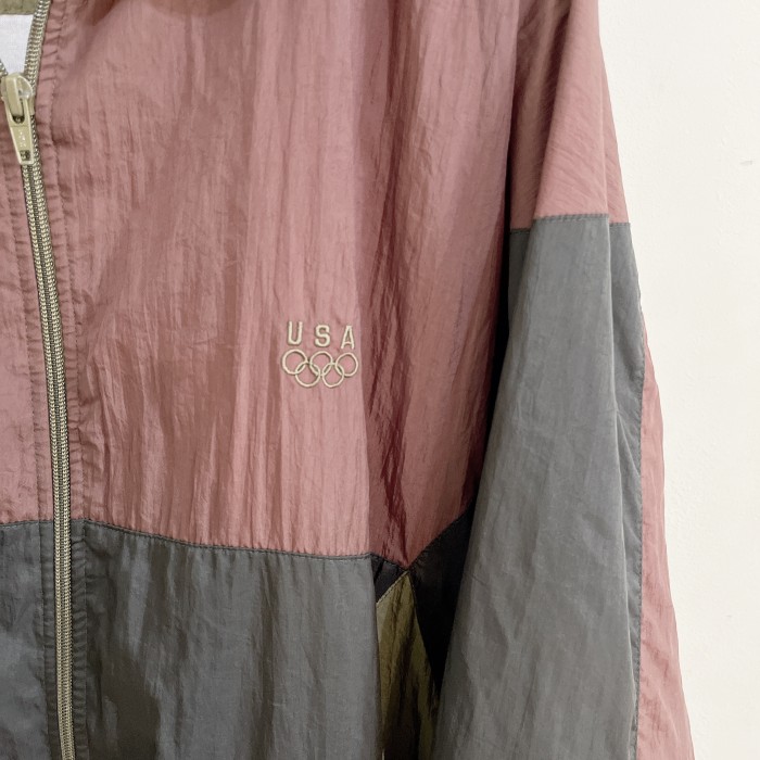 used nylon Olympic jacket | Vintage.City 빈티지숍, 빈티지 코디 정보