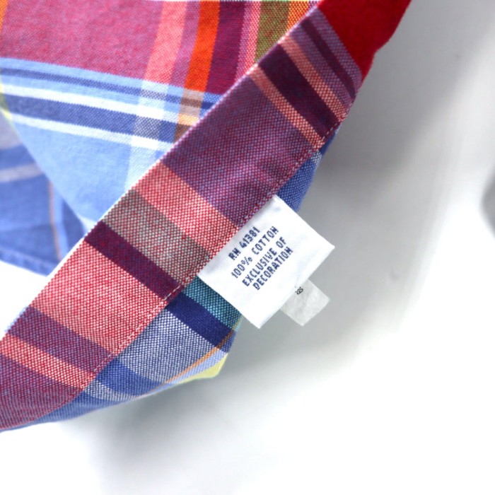 RALPH LAUREN ボタンダウンシャツ XXL ブルー チェック コットン スモールポニー刺繍 | Vintage.City 古着屋、古着コーデ情報を発信