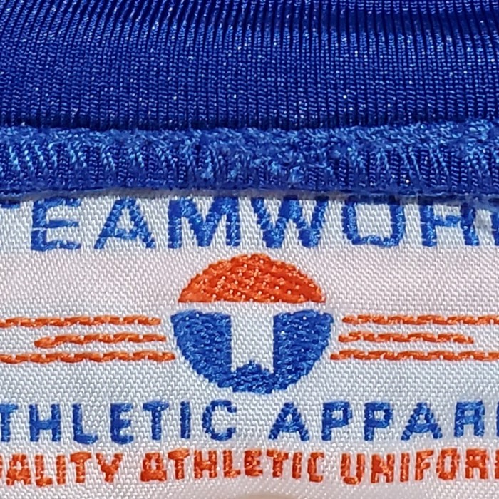 teamwork athletic apparel カレッジゲームシャツ 青古着 | Vintage.City 빈티지숍, 빈티지 코디 정보