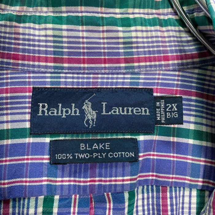 90s Ralph Lauren ''BLAKE'' L/S bigsized check shirt | Vintage.City Vintage Shops, Vintage Fashion Trends