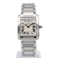 Cartier カルティエ タンクフランセーズSM レディース腕時計 QZ SS シルバー 白文字盤 W51008Q3 | Vintage.City 古着屋、古着コーデ情報を発信