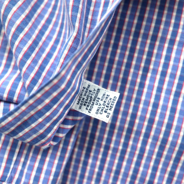 Ralph Lauren ボタンダウンシャツ XXL ブルー チェック コットン BLAIRE スモールポニー刺繍 | Vintage.City 古着屋、古着コーデ情報を発信