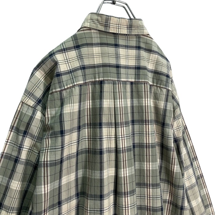 NAUTICA 90-00s L/S BD cotton check shirt | Vintage.City 古着屋、古着コーデ情報を発信