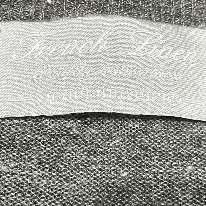 NANO UNIVERSE French Linen Vネックリネンセーター グレー Sサイズ | Vintage.City 빈티지숍, 빈티지 코디 정보