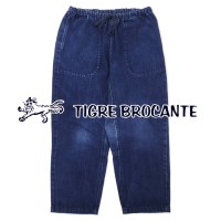 TIGRE BROCANTE タゴサクパンツ デニム イージーパンツ S ブルー コットン 日本製 | Vintage.City 古着屋、古着コーデ情報を発信