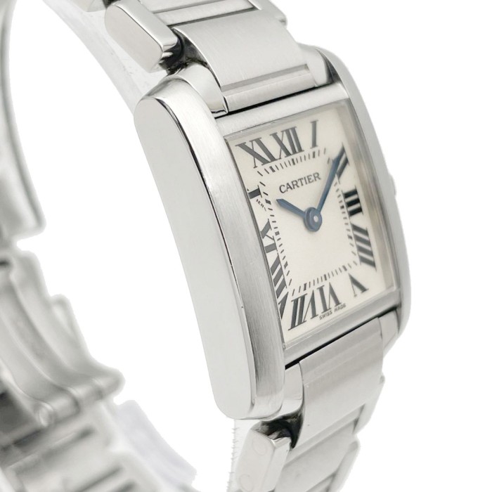Cartier カルティエ タンクフランセーズSM レディース腕時計 QZ SS シルバー 白文字盤 W51008Q3 | Vintage.City 古着屋、古着コーデ情報を発信