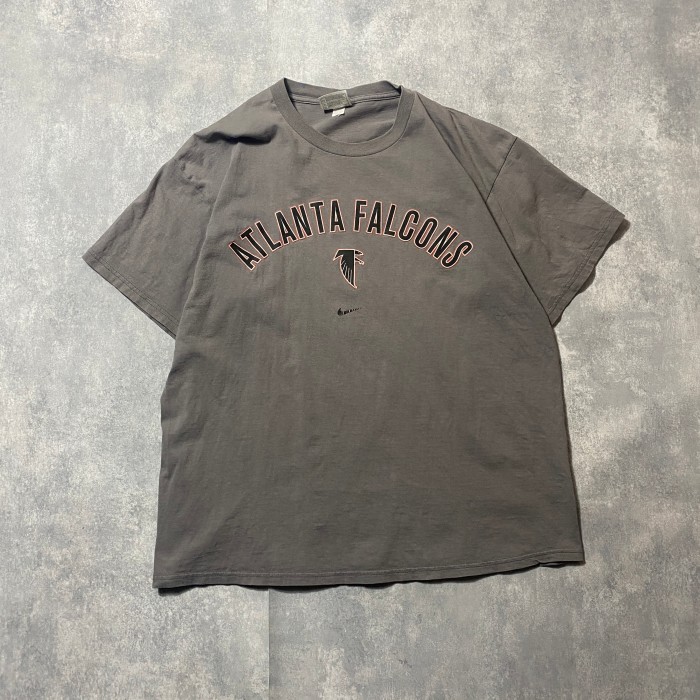 90's　NIKE ナイキ　アトランタファルコンズ　プリントロゴ　チャコールグレー　Tシャツ | Vintage.City 古着屋、古着コーデ情報を発信