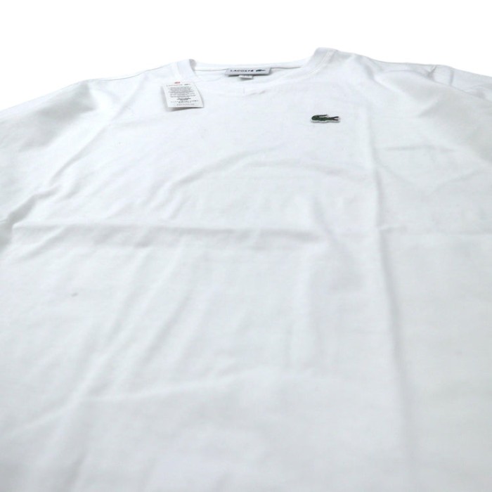 LACOSTE Vネック ボディーサイズ ピグメント Tシャツ XS ホワイト コットン TH165EL 日本製 未使用品 | Vintage.City 古着屋、古着コーデ情報を発信