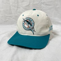 90s STARTER MLB フロリダマーリンズ 2トーン 刺繍ロゴ 6パネル キャップ | Vintage.City 빈티지숍, 빈티지 코디 정보