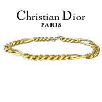 Christian Dior ドイツ製 オールド フィガロチェーン ブレスレット 喜平 ゴールド GERMANY刻印 | Vintage.City 古着屋、古着コーデ情報を発信