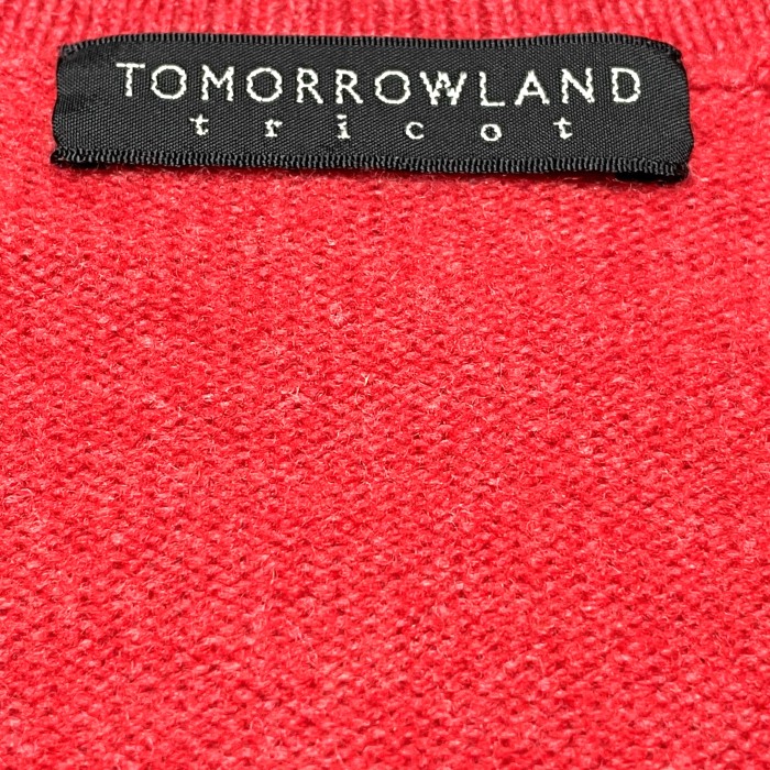 TOMORROWLAND tricot ウールVネックセーター レッド Lサイズ | Vintage.City Vintage Shops, Vintage Fashion Trends