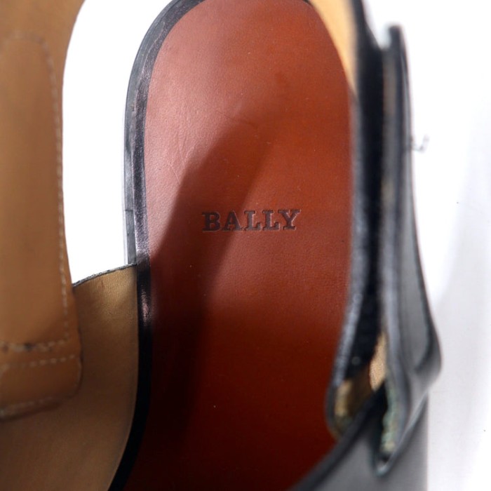 BALLY オープントゥ レザー サンダル PALANDINO 28.5cm ブラック バックストラップ スイス製 | Vintage.City 빈티지숍, 빈티지 코디 정보