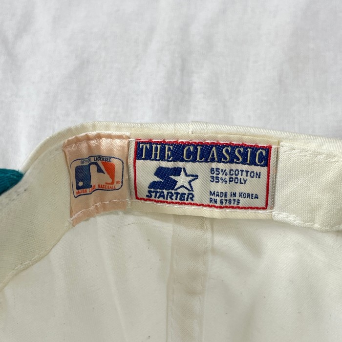90s STARTER MLB フロリダマーリンズ 2トーン 刺繍ロゴ 6パネル キャップ | Vintage.City 古着屋、古着コーデ情報を発信